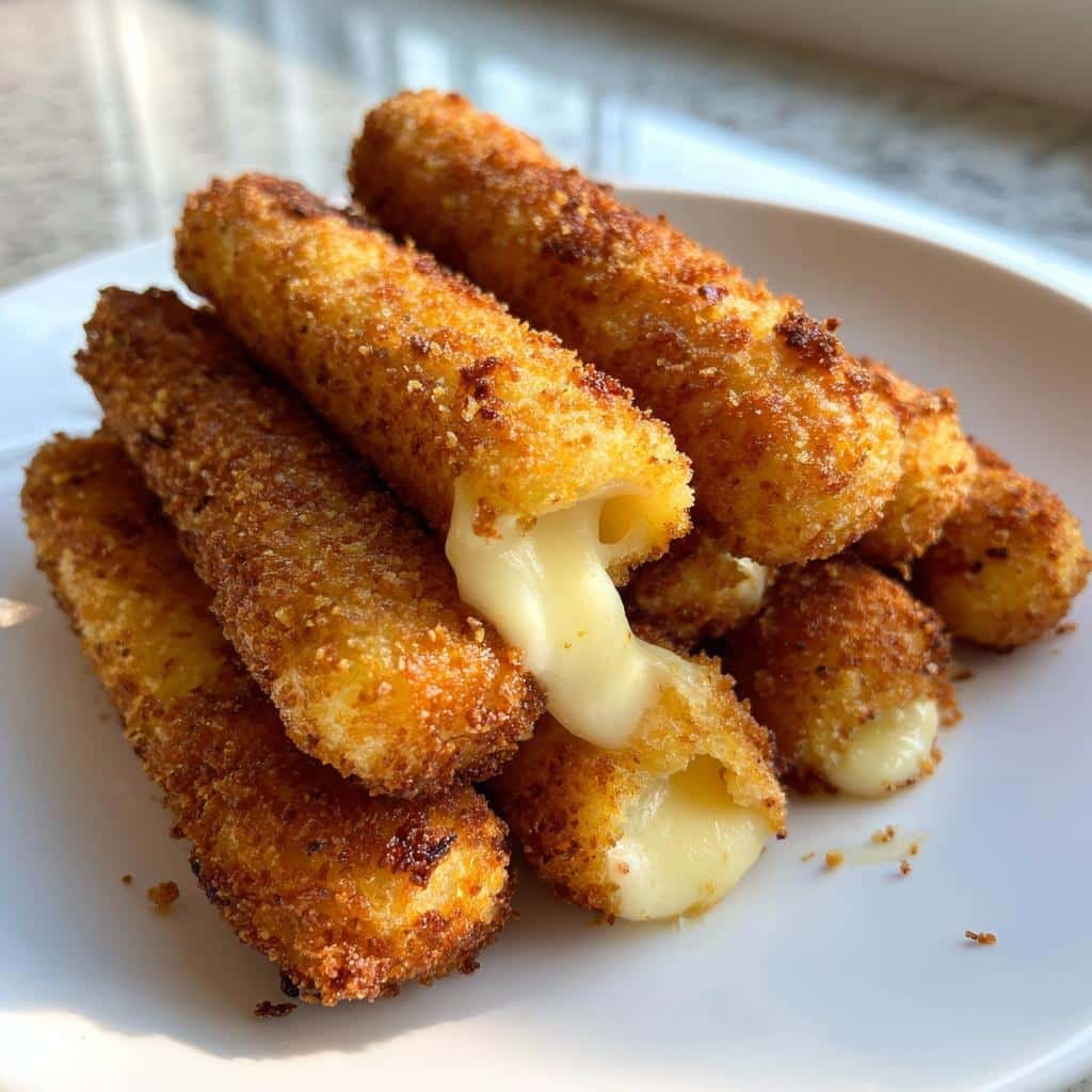 Air Fryer Keto Mozzarella Sticks