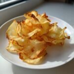 Air Fryer Kohlrabi Chips (Alien Vegetable)