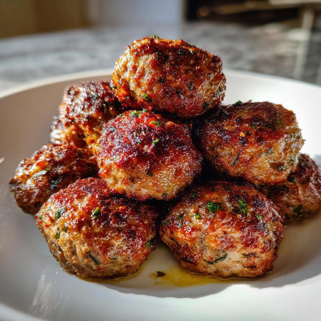 Air Fryer Lamb Meatballs