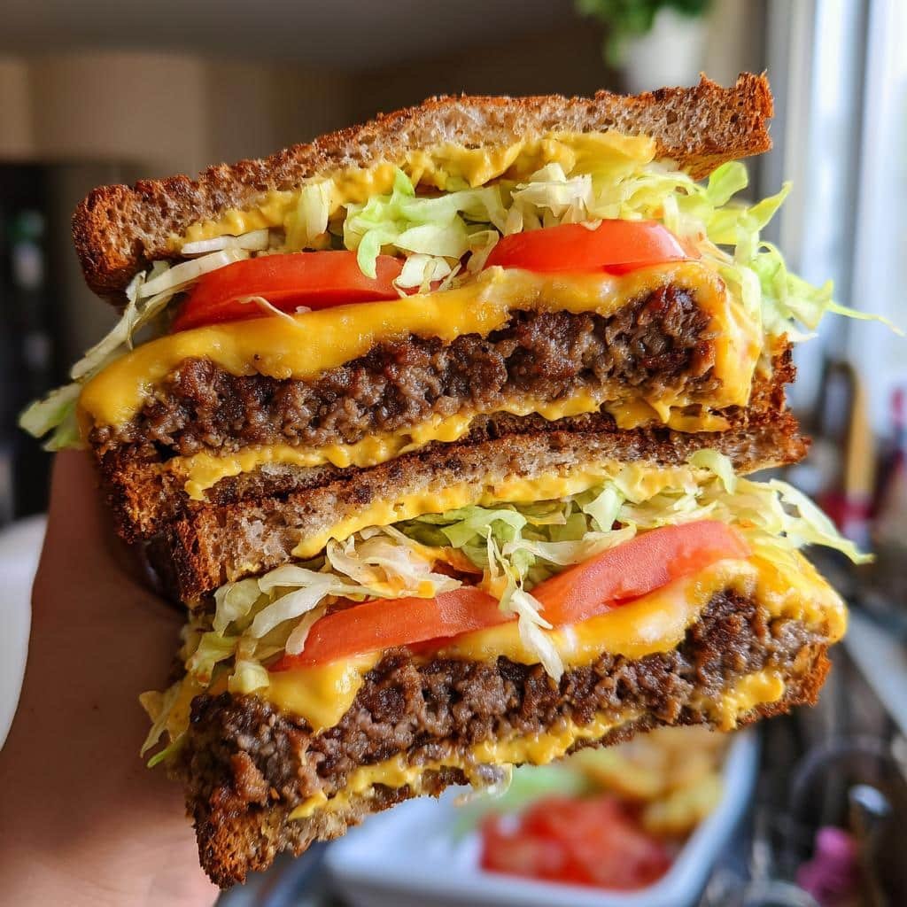 Air Fryer Lean Beef Protein Sandwich - detail 1