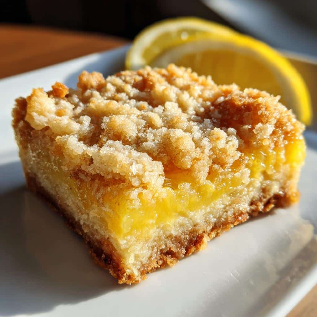 Air Fryer Lemon Crumb Bars - detail 1
