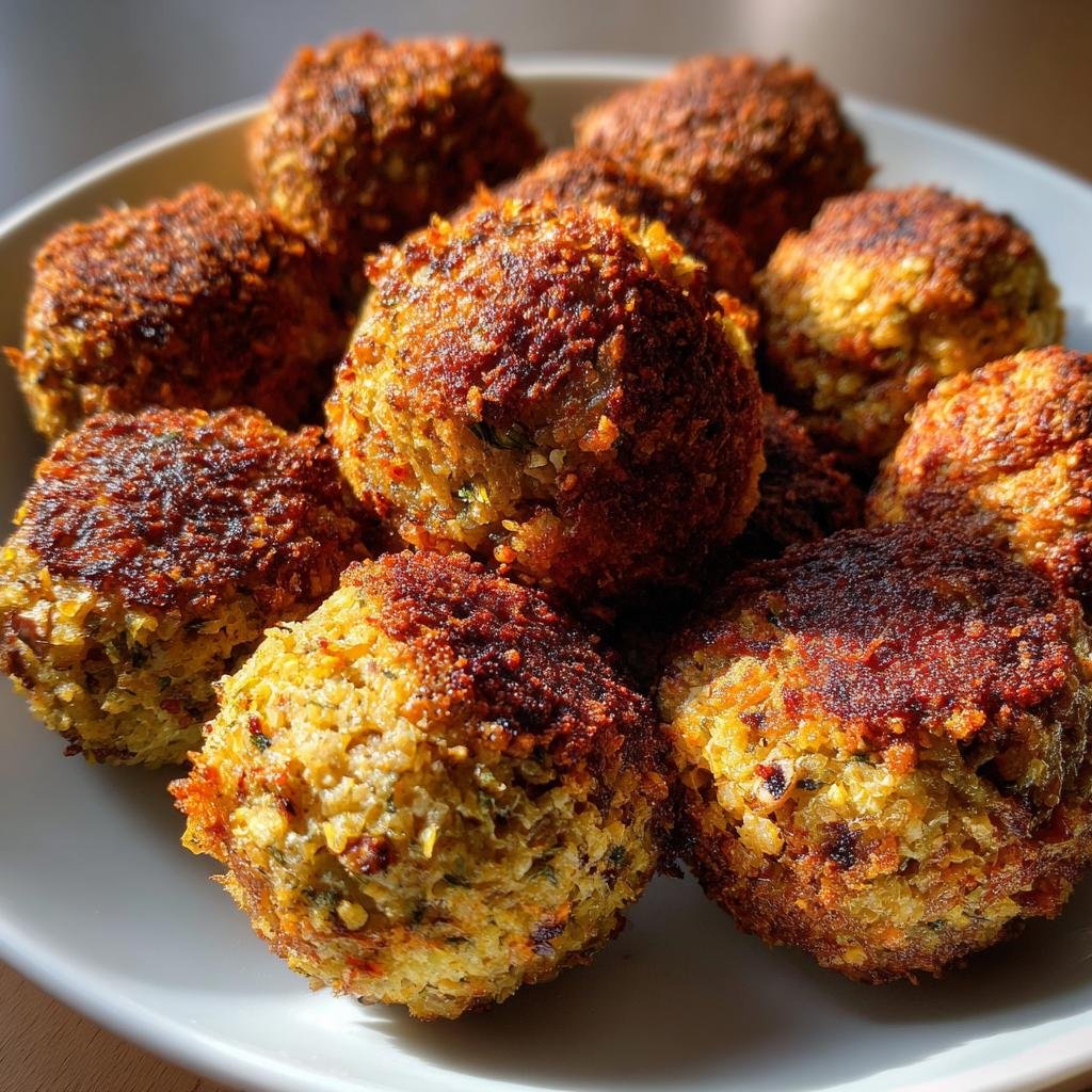 Air Fryer Lentil & Walnut 'Meatballs'