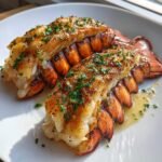 Air Fryer Lobster Tail with Garlic Butter Sauce