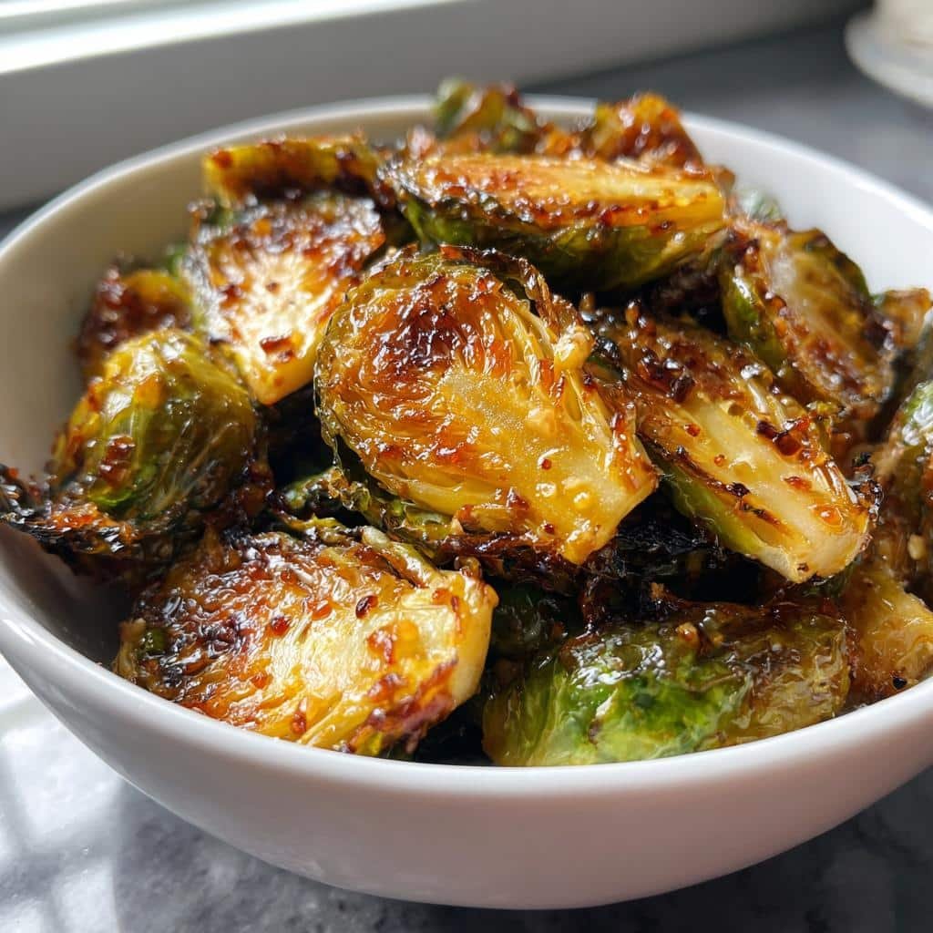 Crispy 15-Minute Air Fryer Maple Dijon Brussels Sprout Fries 4 Air Fryer Maple Dijon Brussels Sprout Fries - detail 1