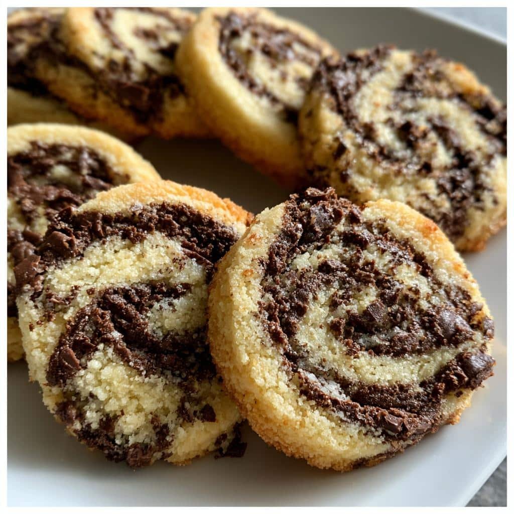 Air Fryer Marble Swirl Cookies (Vanilla + Chocolate)