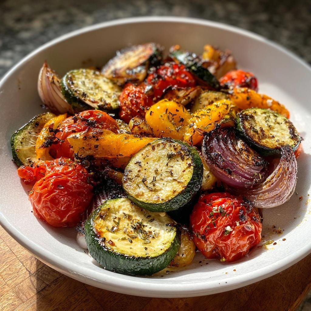 Air Fryer Mediterranean Roasted Vegetables - detail 1