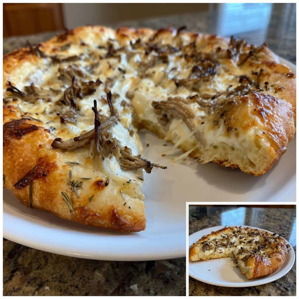 Air Fryer Morel Mushroom Pizza (Spring/Spring Carryover) - detail 1