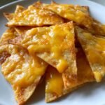 Air Fryer Nacho Cheese Tortilla Chips