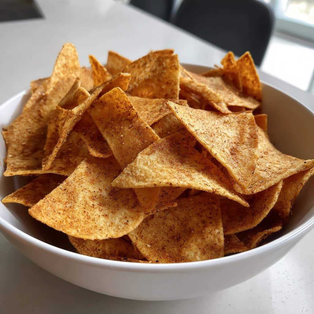 Air Fryer Nut-Free Chickpea Chips