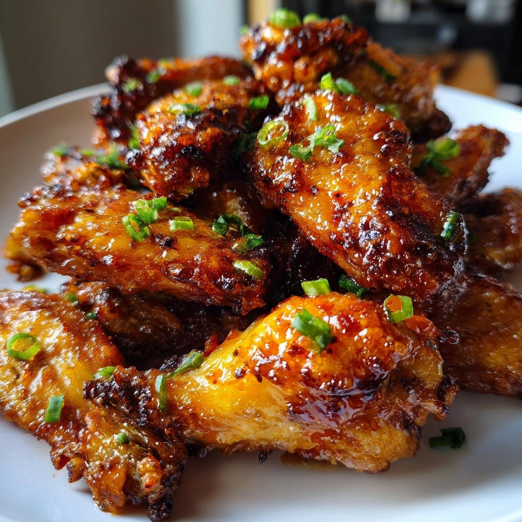 Air Fryer Orange Wings - detail 1