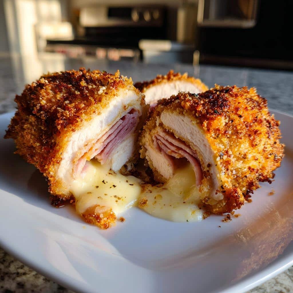 Air Fryer Oven Chicken Cordon Bleu - detail 1