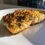 Air Fryer Pesto-Crusted Salmon