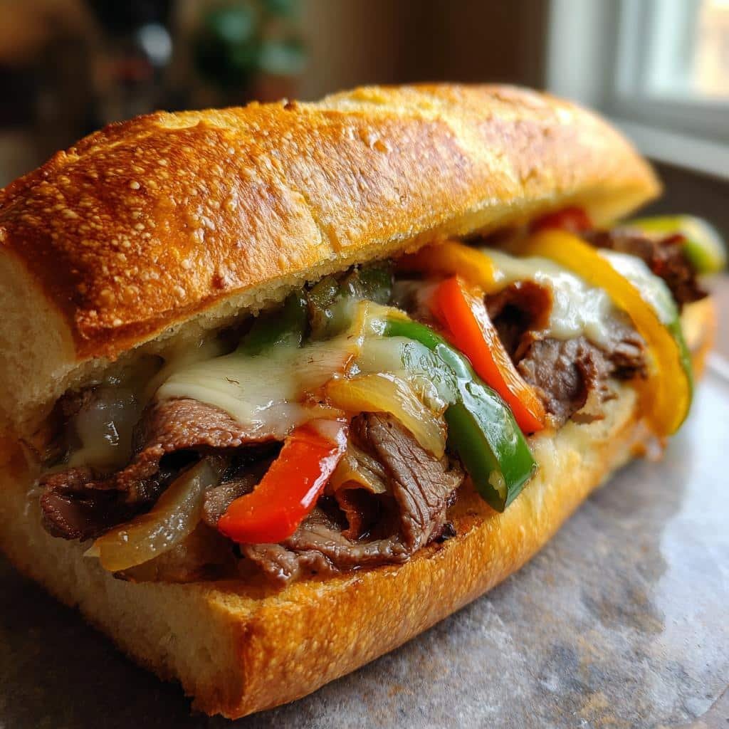 Air Fryer Philly Cheesesteak (Air-Fried) - detail 1