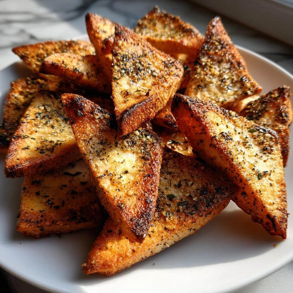 Air Fryer Pita Chips (Herb & Za'atar) - detail 1