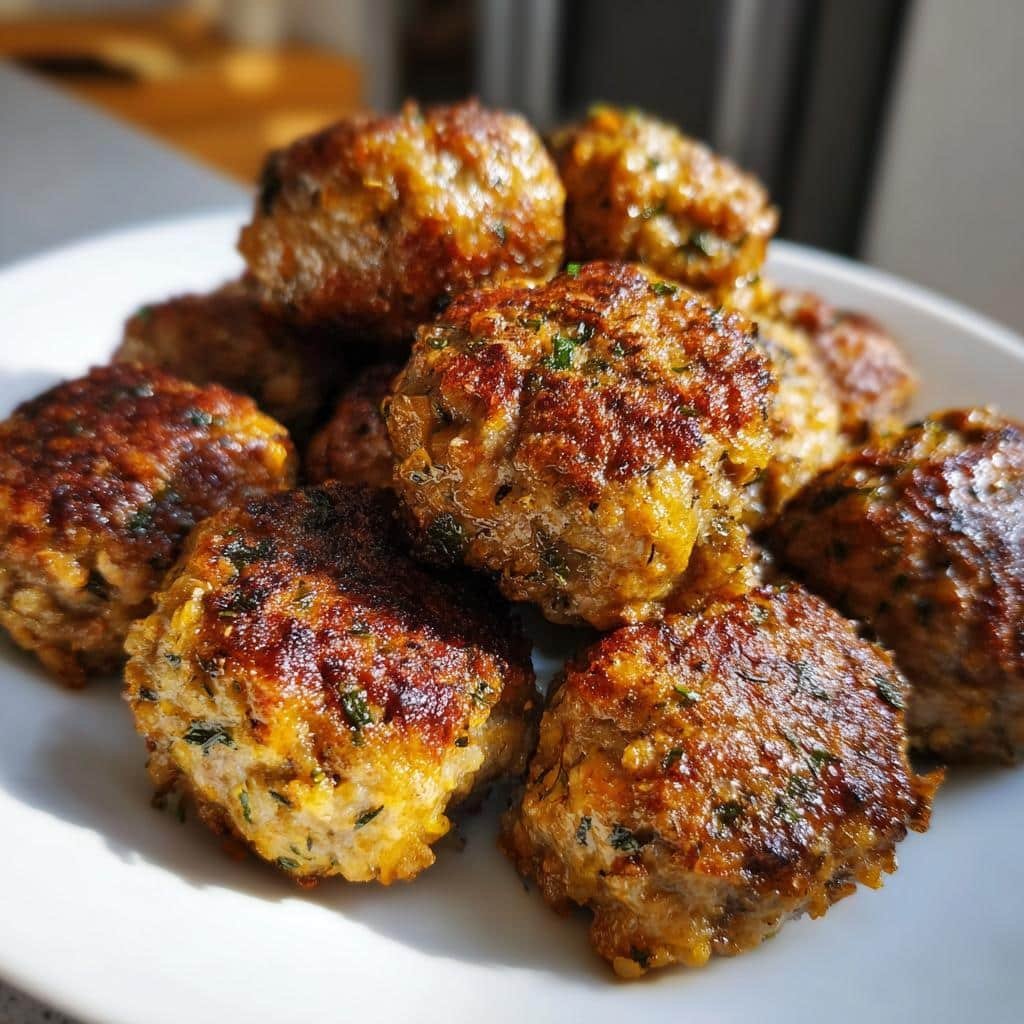 Air Fryer Plant-Based Meatballs (Lentil) - detail 1