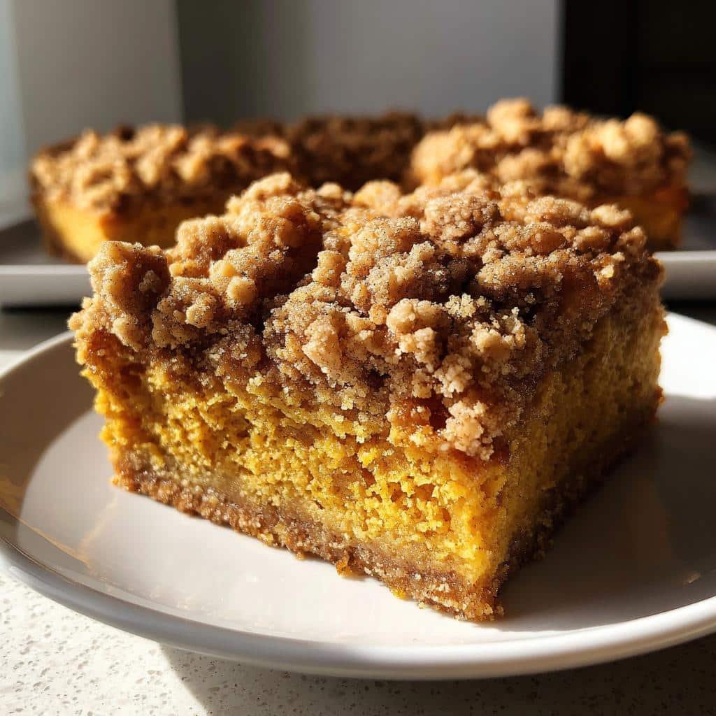Air Fryer Pumpkin Spice Crumb Cake
