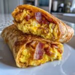 Air Fryer Quick 5-Minute Breakfast Wraps