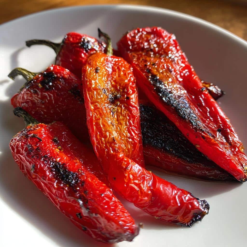 Air Fryer Roasted Red Peppers