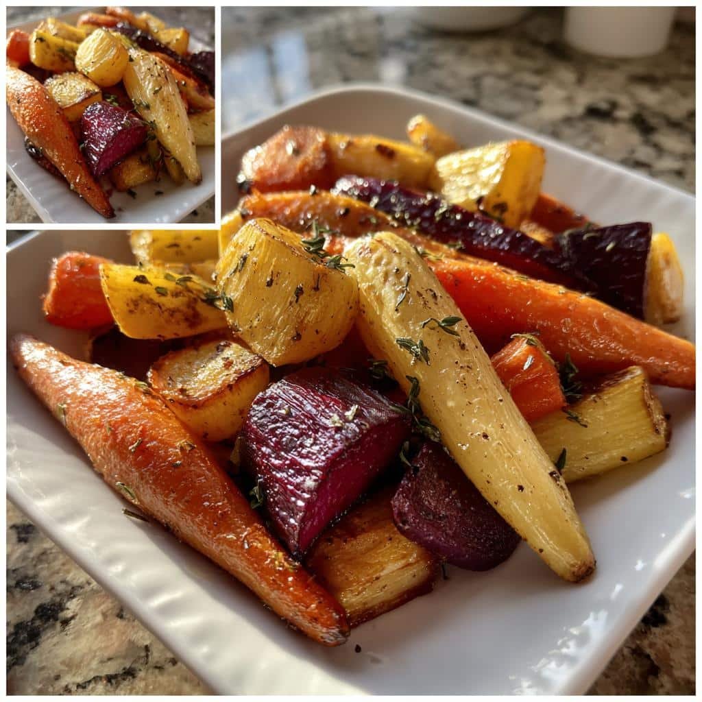 Air Fryer Roasted Root Vegetables