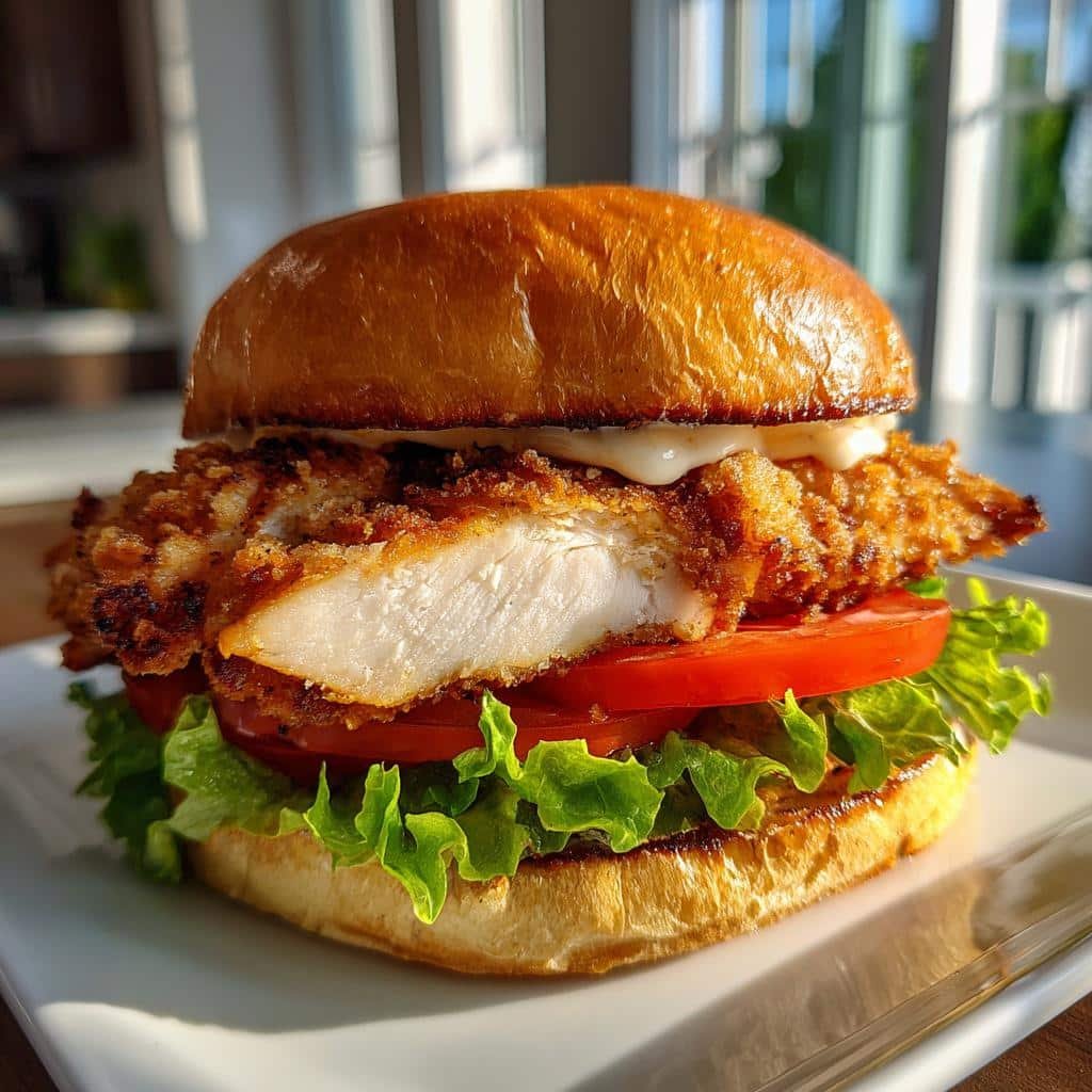 Air Fryer Rotisserie Chicken Sandwich - detail 1