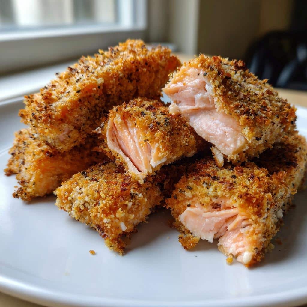 Air Fryer Salmon Fish Sticks - detail 1