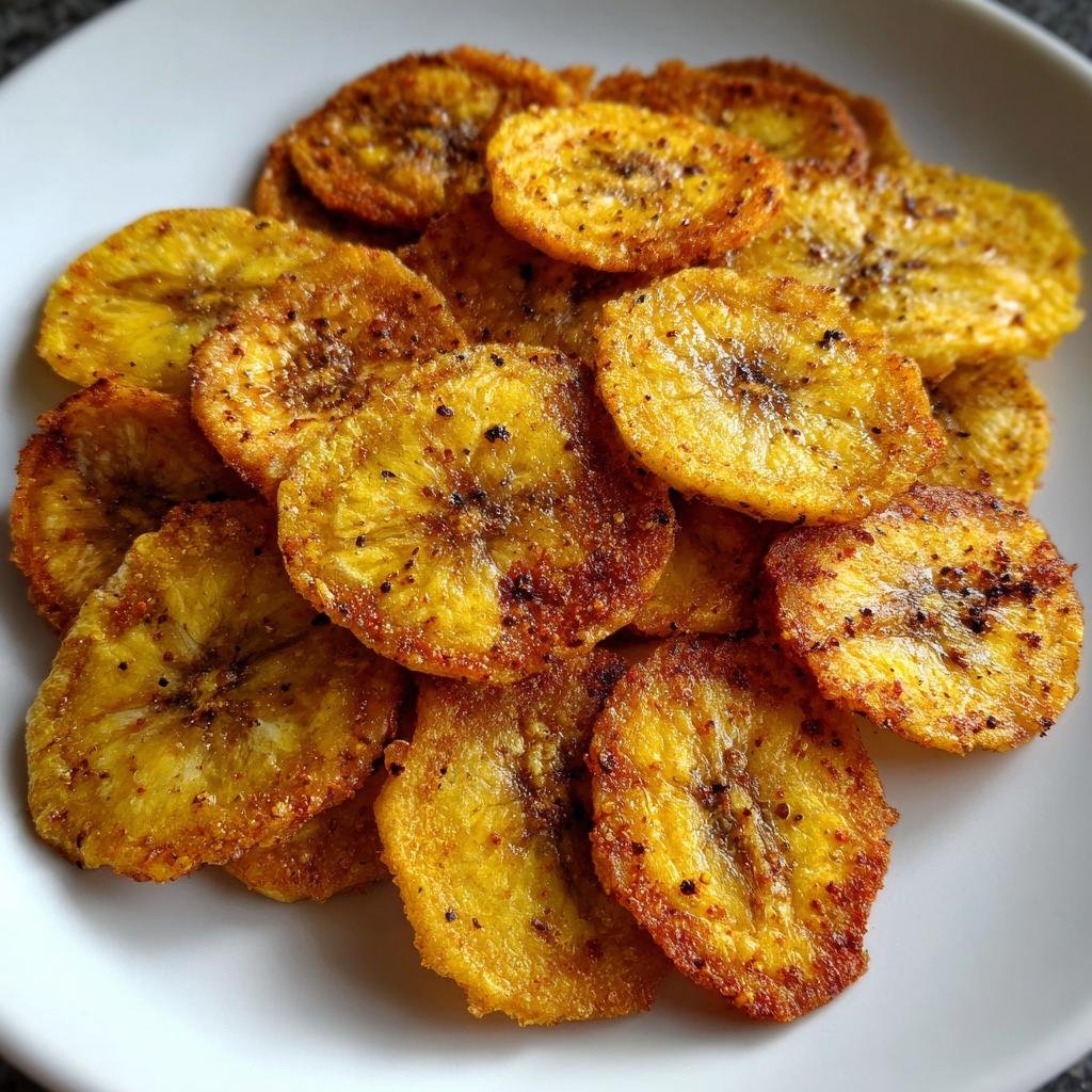Air Fryer Seasoned Plantain Chips