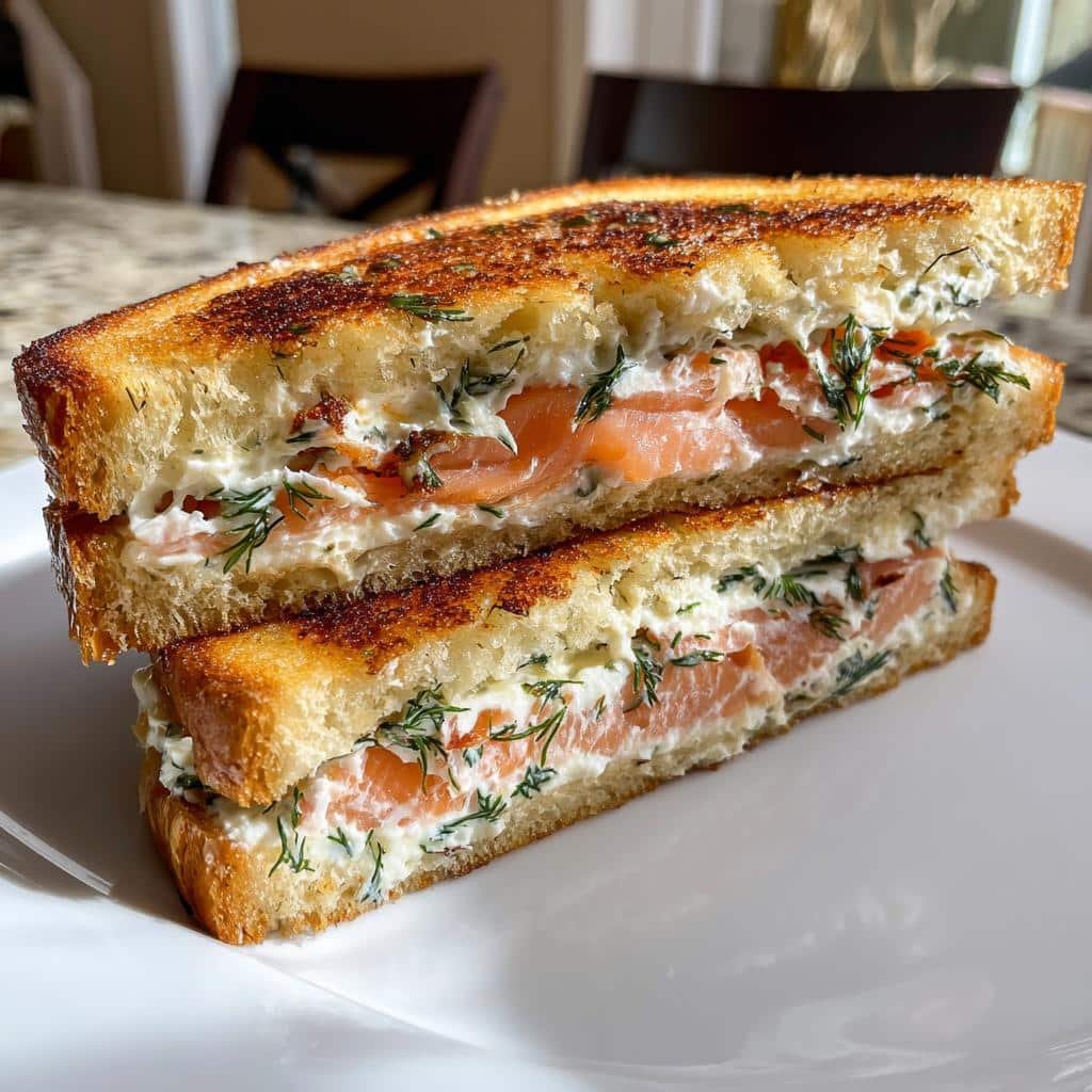 10-Minute Air Fryer Smoked Salmon Dill Sandwich Perfection 4 Air Fryer Smoked Salmon Dill Sandwich - detail 1