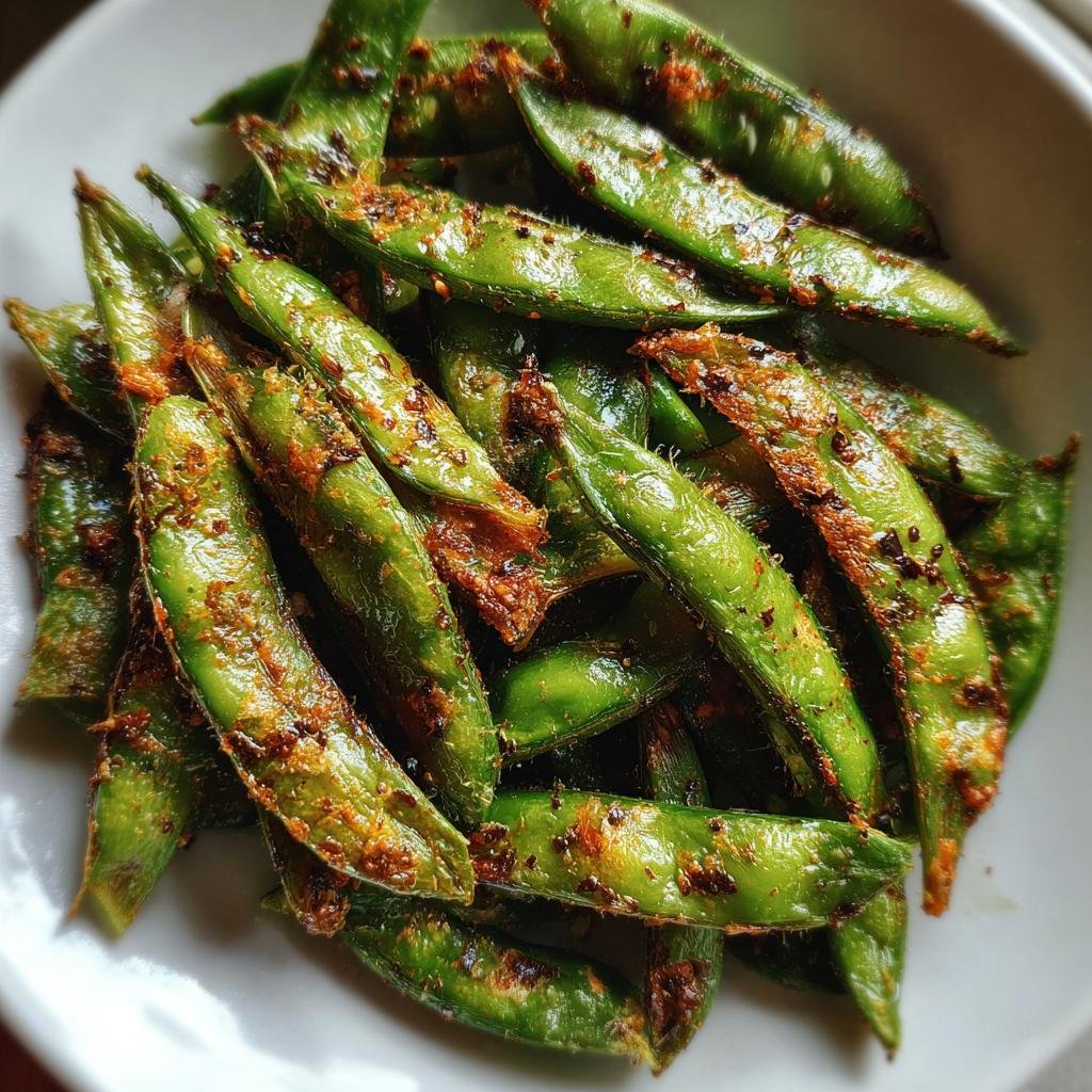 Air Fryer Snap Peas