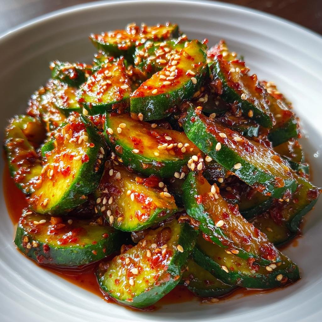Air Fryer Spicy Korean Cucumber Salad - detail 1