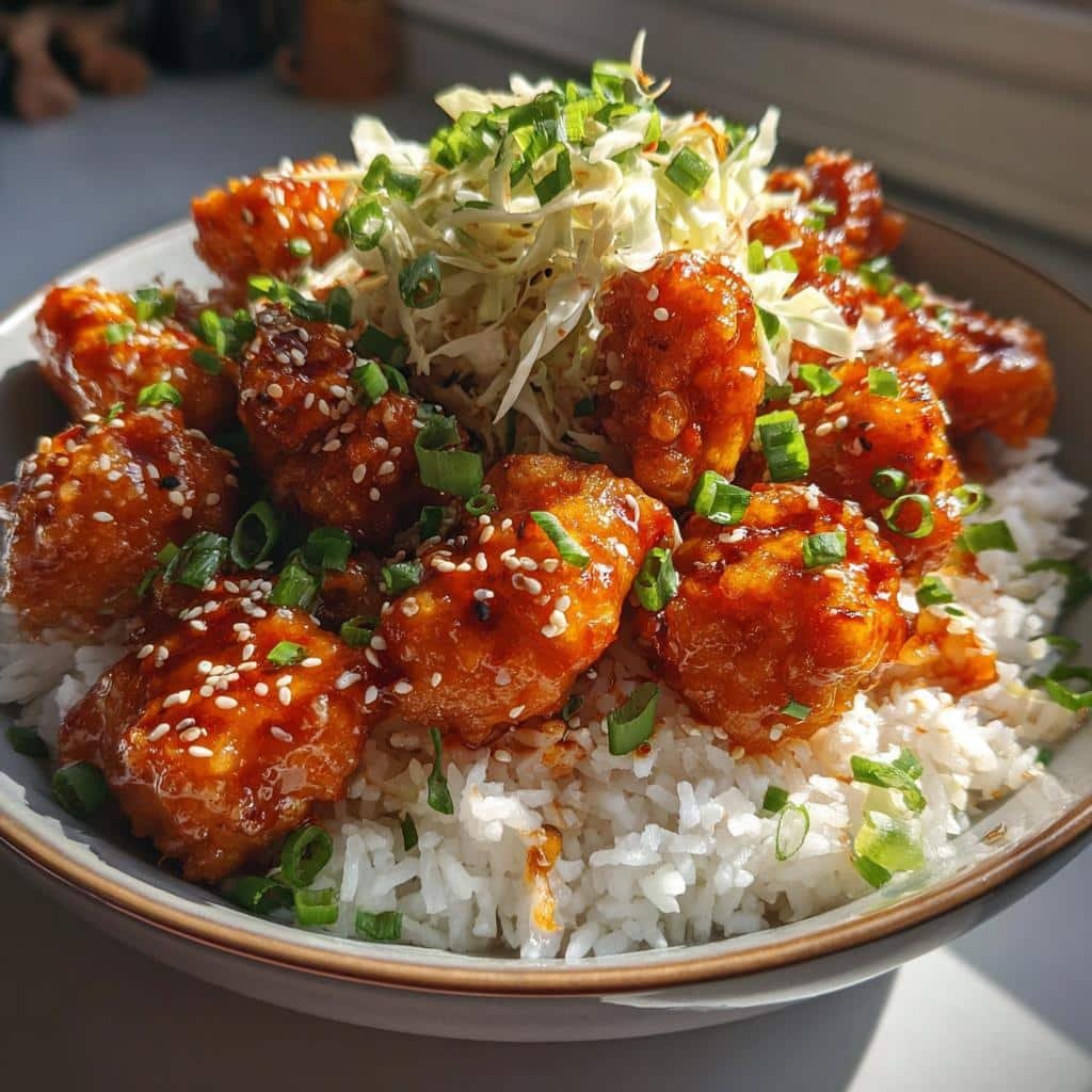 Air Fryer Spicy & Saucy Bang Bang Chicken Bowl - detail 1