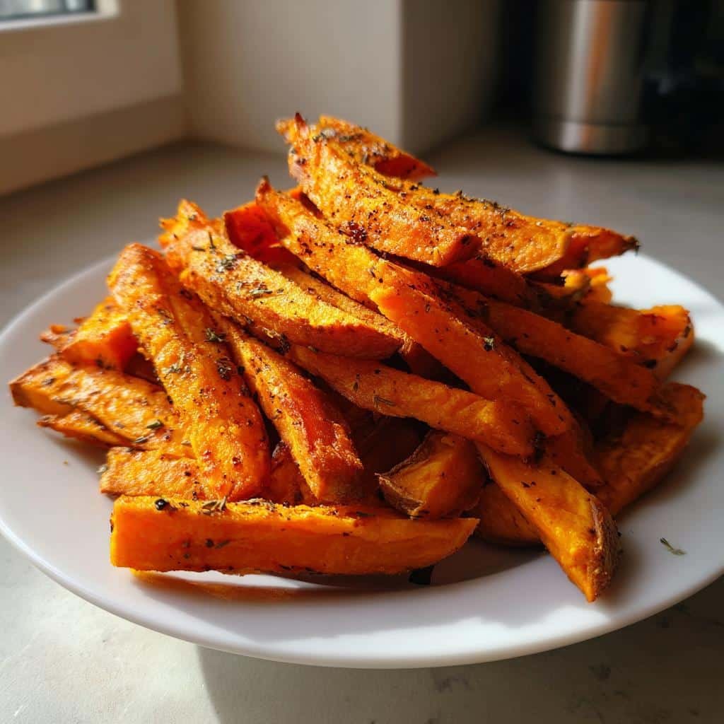 Crispy Air Fryer Sweet Potato Fries in 20 Minutes 4 Air Fryer Sweet Potato Fries - detail 1