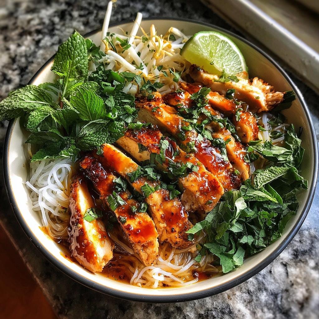 Air Fryer Vietnamese Pho-Inspired Chicken Bowl - detail 1