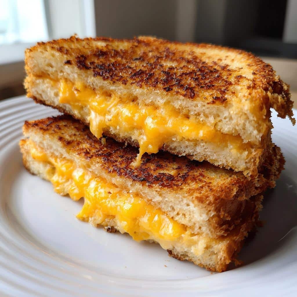 Air Fryer White Bread Crispy Grilled Cheese - detail 1