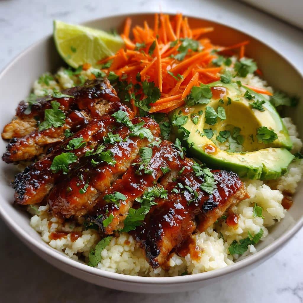 Juicy Air Fryer Whole 30 BBQ Chicken Bowl in 25 Minutes 4 Air Fryer Whole 30 BBQ Chicken Bowl - detail 1
