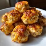 Air Fryer classic Cheesy Sausage Balls