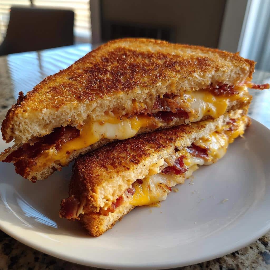 5-Minute Air Fryer Smoked Gouda Bacon Sandwich Bliss 4 Air Fryer quick Smoked Gouda Bacon Sandwich - detail 1