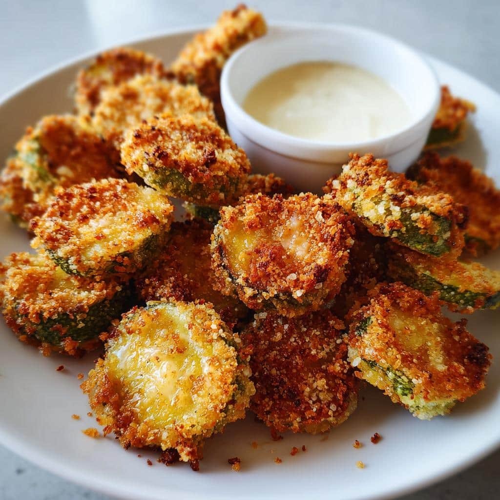 Crispy Air Fryer Fried Pickle Chip Bites in Just 20 Minutes 4 Air fryer fried pickle chip bites - detail 1