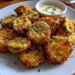Air fryer fried pickle chip bites