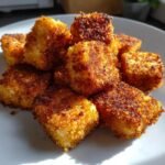 Air fryer tofu nugget bites (15 minutes)