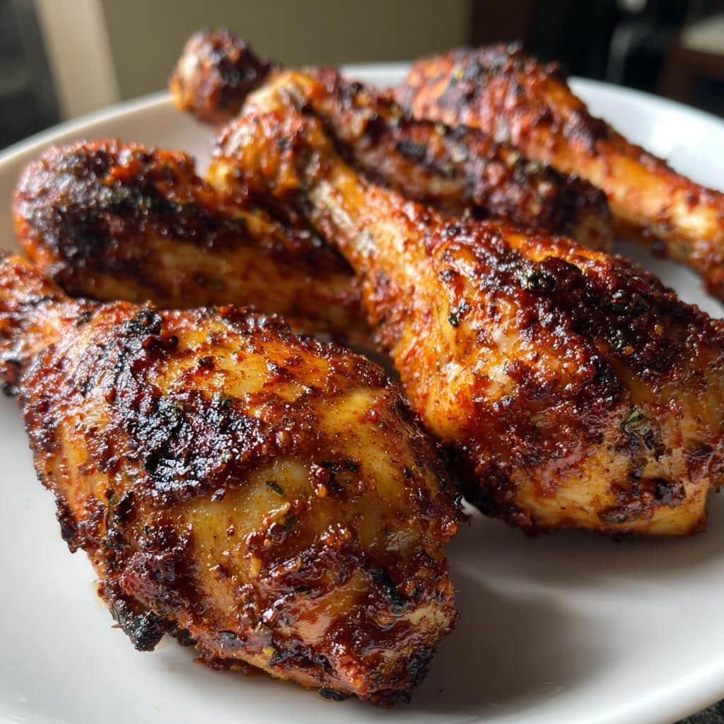 Ancho Chili Air Fryer Drumsticks Smoky