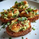 Avocado toast air fryer bites