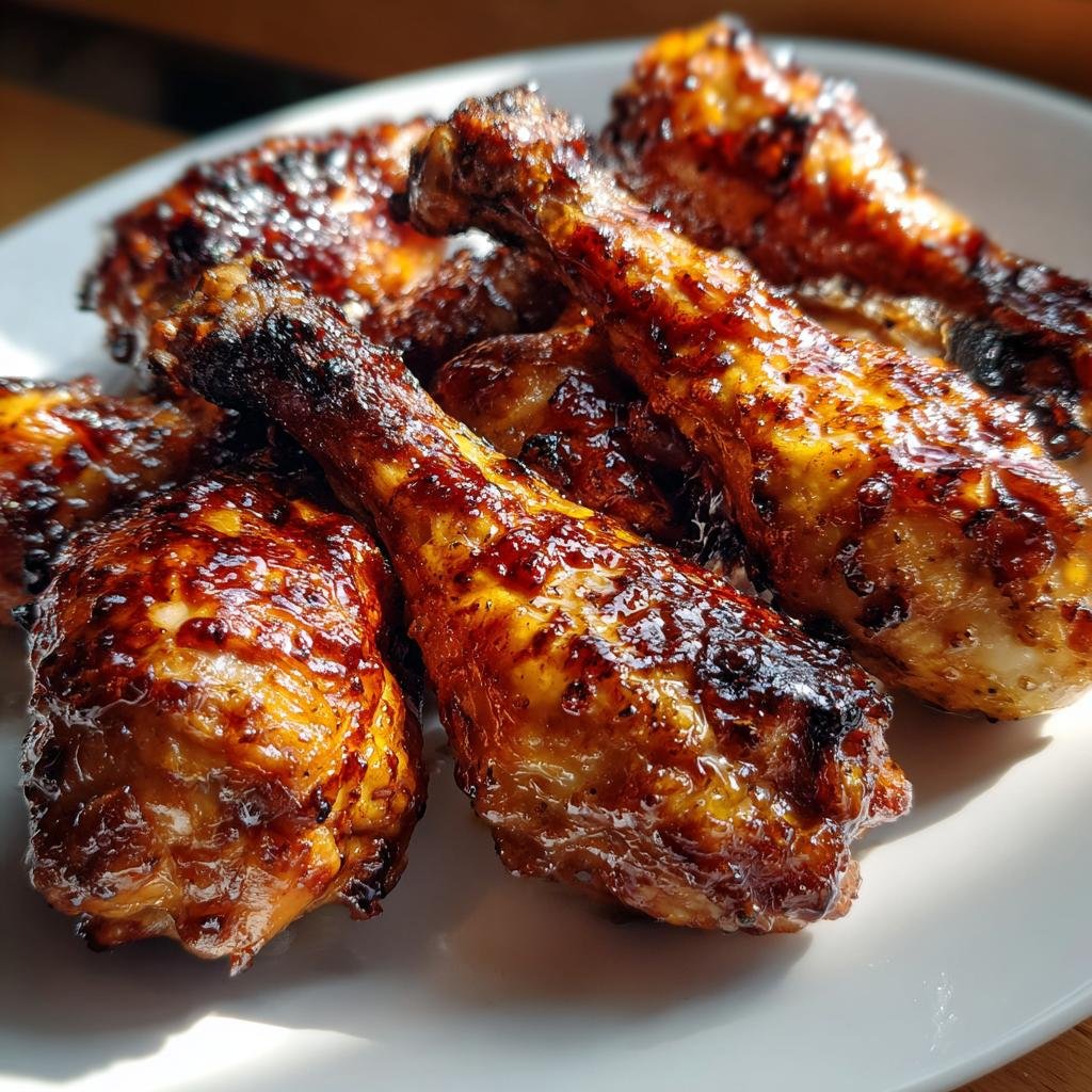 Balsamic Glaze Air Fryer Drumsticks