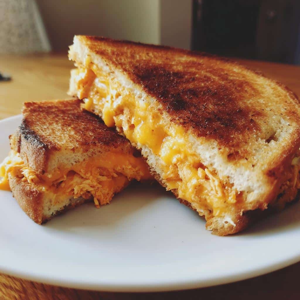 Buffalo Chicken Air Fryer Grilled Cheese - detail 1