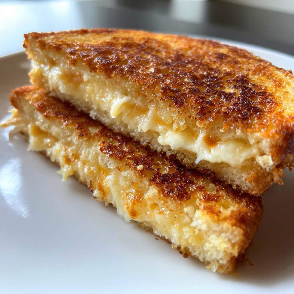 Buttery Toast Air Fryer Grilled Cheese - detail 1