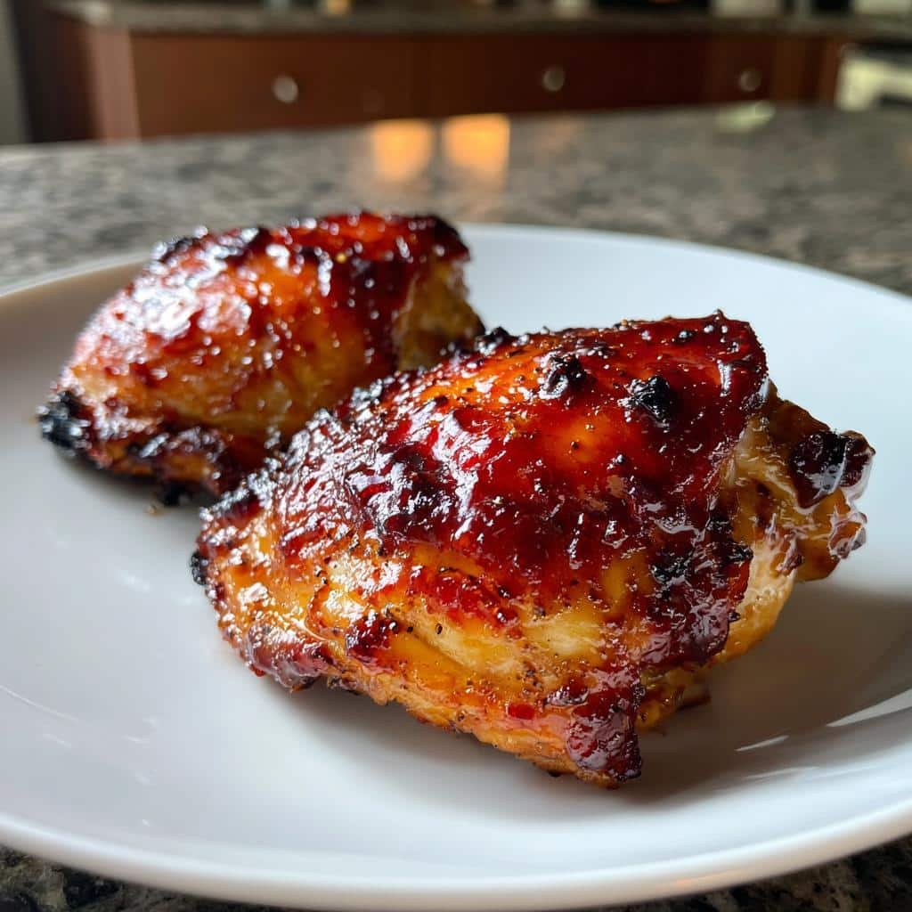 Christmas Air Fryer BBQ Chicken Thighs - detail 1