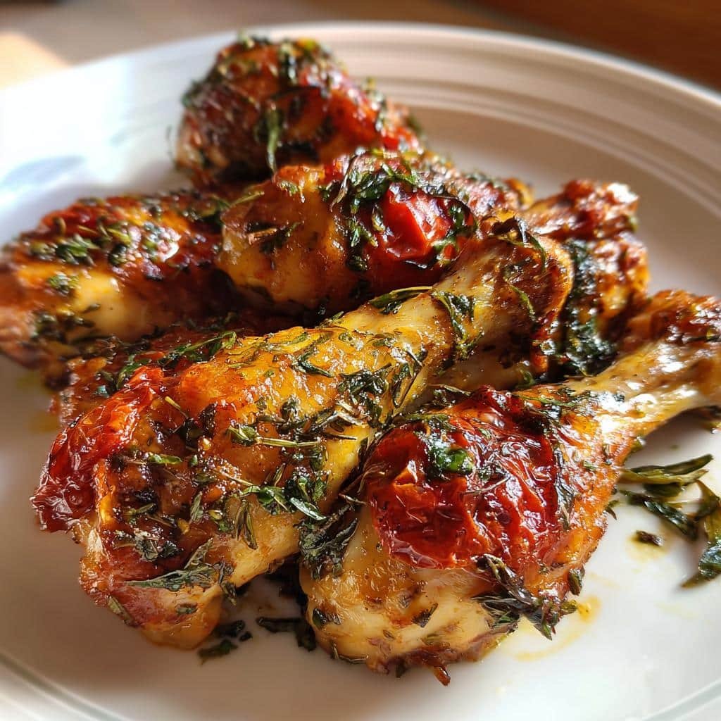 Christmas Italian Tomato Basil Air Fryer Drumsticks - detail 1