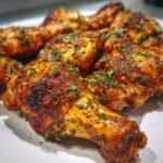 Christmas Italian Tomato Basil Air Fryer Drumsticks