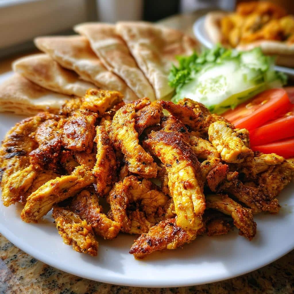 Christmas air fryer  Chicken Shawarma - detail 1