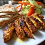 Christmas air fryer Chicken Shawarma