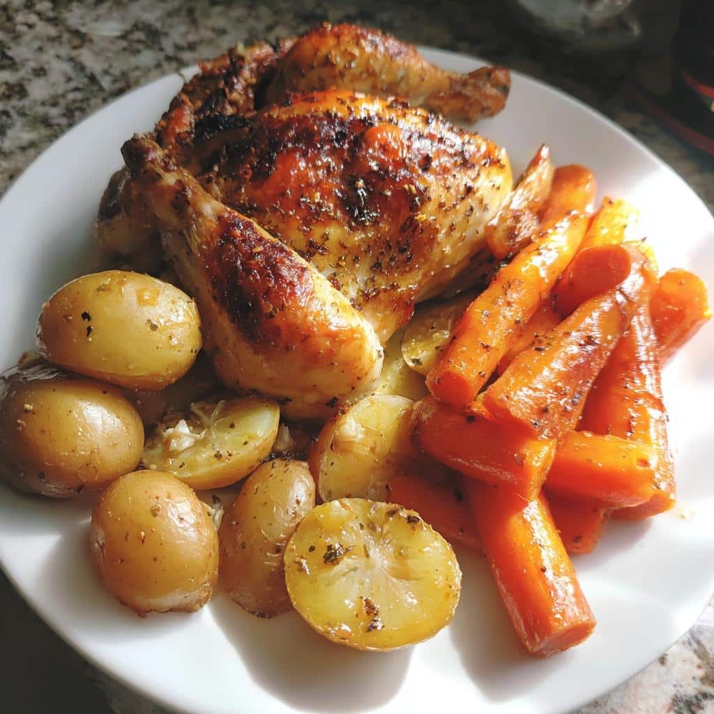 Christmas air fryer dinner - detail 1